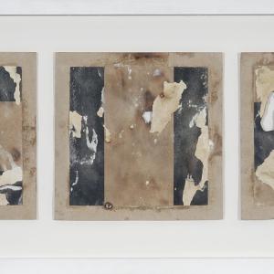 Everything  but dichotomic, 2014,  Collage su carta, 35,5x83,5cm