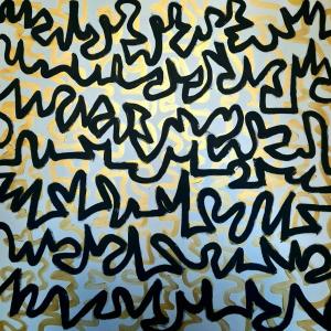 Senza Titolo #2, 2019, Acrilico su tela, 100x100cm