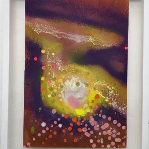 121, 2021, Pittura spray su duralar, 50x35cm