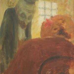 Il processo, , Olio su tela, 56x43cm