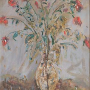 Fiori, , Olio su tela, 50x60cm