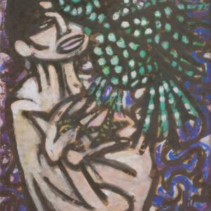 Blu, , Olio su tela, 54x36cm