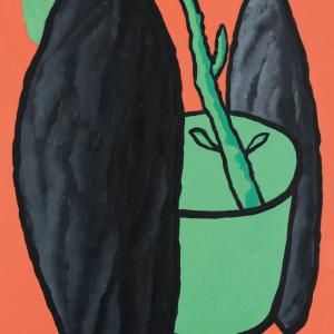 La tazza verde, 2022, Olio su tela,  50x70cm