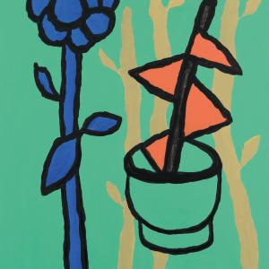 Visione, 2021, Olio su tela, 50x70cm