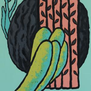 RICORDI 60, 2021, Olio su tela, 70x100cm