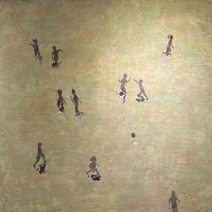 Entanglement 2, 2021, Olio su tela, 144x144cm