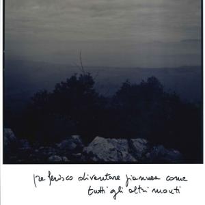 Soratte 083, 2017, Stampa ink-jet con manoscritto, 30x40cm