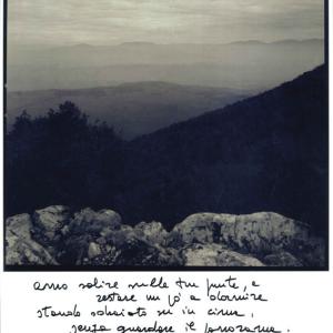 Soratte 081 (large), 2017, Stampa ink-jet con manoscritto, 90x90cm