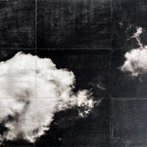 Sky Room, 2013, Grafite spalmata su MDF, 83,5x117cm