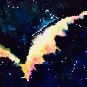 Eyfyeverse #13, 2010, Acquerello su cartaÂ , 88x125cm