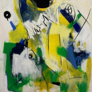 L'Istante, 2025, Tecnica mista, 105x105cm