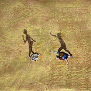 The Harmony of Chaos, 2023, Vinilico su lino, 50x70cm