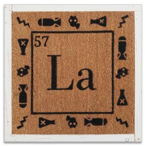 Lantanium, 2019, Fibra di cocco rigenerata da pavimento, 65x65cm