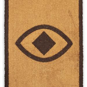 Blind, 2018, Fibra di cocco rigenerata da pavimento, 130x90cm