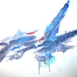 Senza titolo, 2018, Acriico su tela, 60x80cm