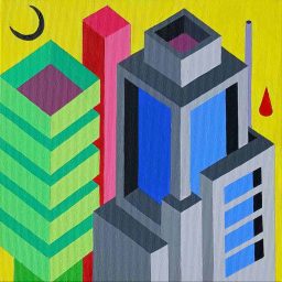 Senza Titolo, 2025, Acrilico su tela, 24x24cm