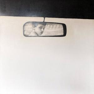 Bambini, , Grafite su legno, 79x79cm