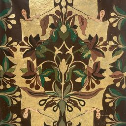 Silent Rhythms, 2025, Tecnica mista su tela, 160x200cm