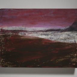 Devi solo crederci, 2021, Tecnica mista su tela applicata a scatola di cartone, 30x40x9cm