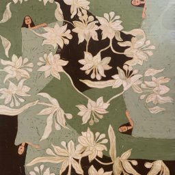 The Dreamers, 2025, Tecnica mista su tela, 160x200cm